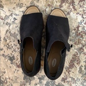 Dr Scholls peep toe bootie